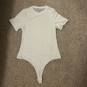 White Short Sleeve Bodysuit